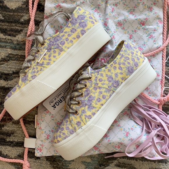 **SOLD** LoveShackFancy Platform Shoes - Picture 2 of 6